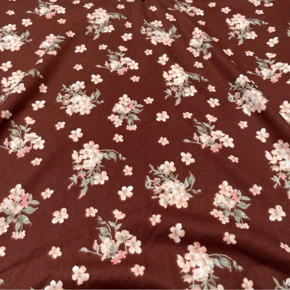 Olivia Rae Brown Floral Top - Picture 3 of 4